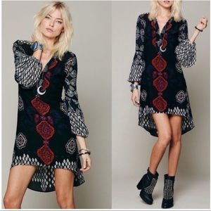 Free People Peacemaker Print Tunic Dress